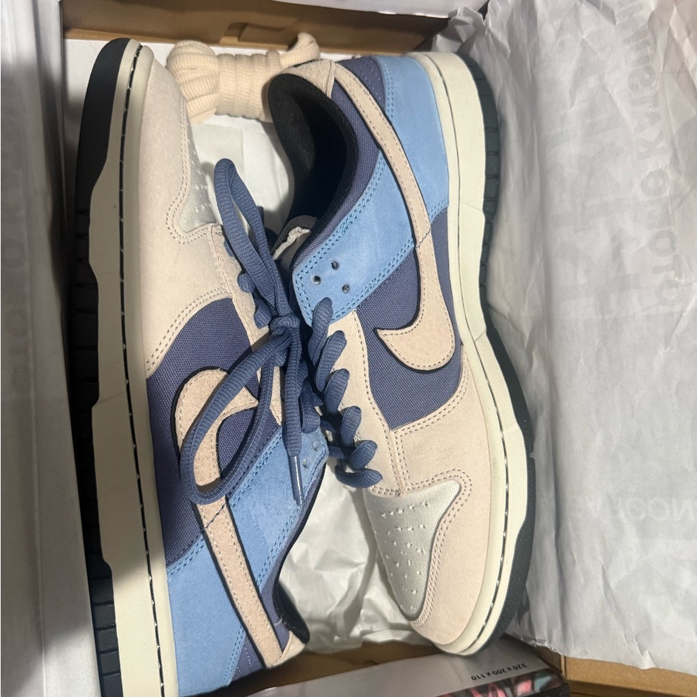 Nike Dunk Light Blue and Orange